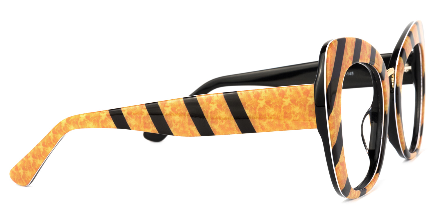Beverley Gelb-Schwarz Cateye Brille3