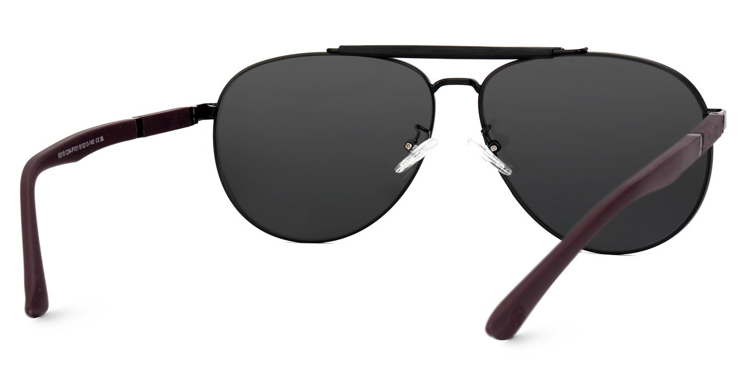 Nelly Schwarz Pilot Sonnenbrille2