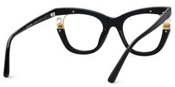 Pearl Schwarz Cateye Brille5