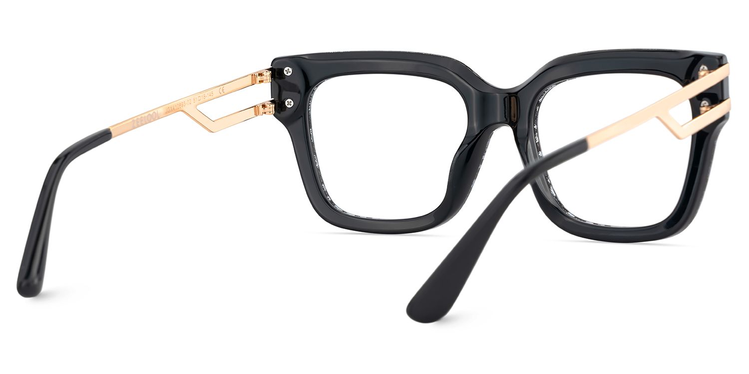 Lidia Grau-Leo Quadratisch Gemischte-Materialien Brille7