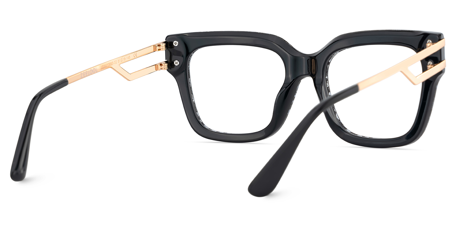 Lidia Grau-Leo Quadratisch Gemischte-Materialien Brille7