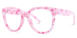 Harrell Rosa Quadratisch Brille4