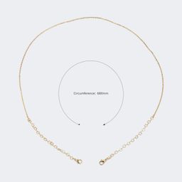 Rasha Gold Pentagramm Brillenkette2