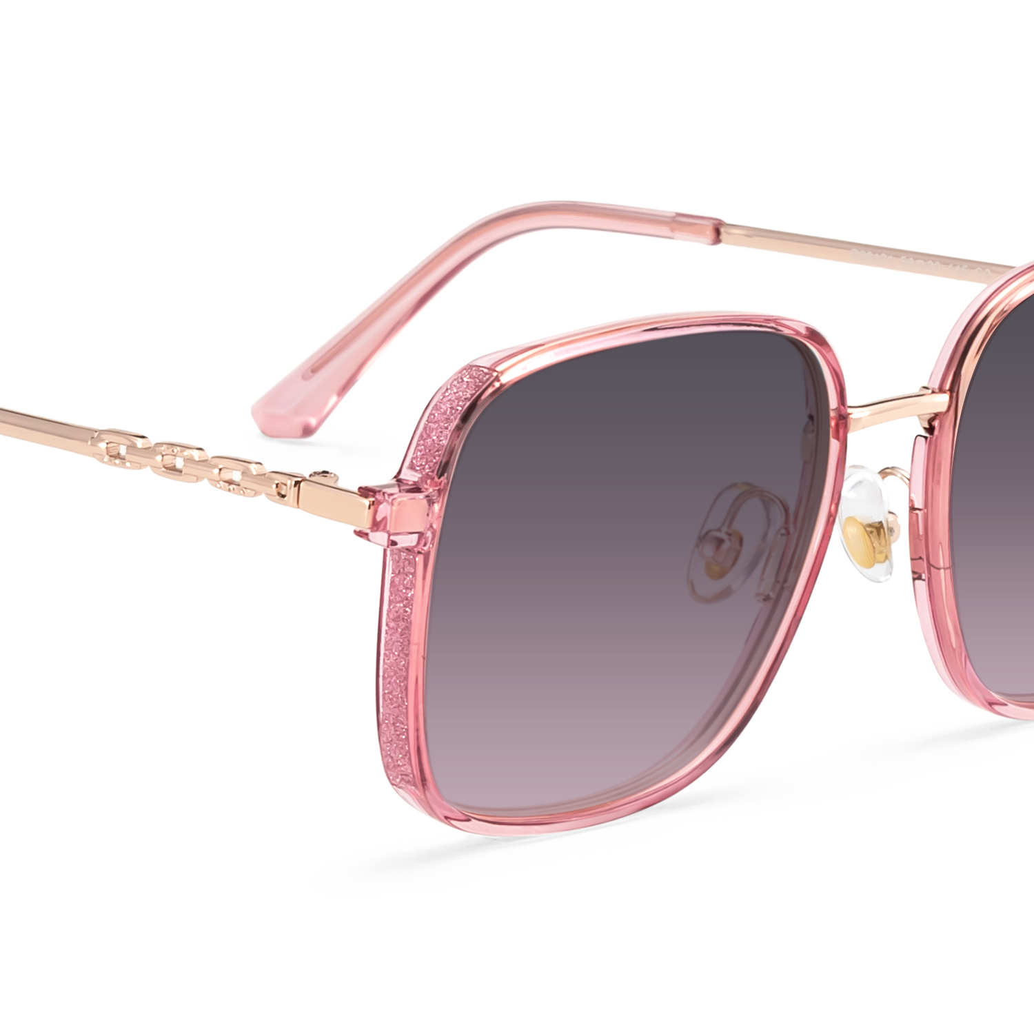 Frida Rosa Quadratisch Sonnenbrille4