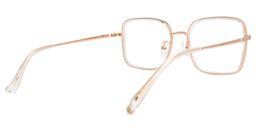 Jenifer Gold Quadratisch Brille3
