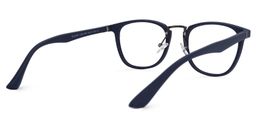 Gladys Dunkelblau Rund Brille2