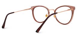 Steele Rot Rund Brille3