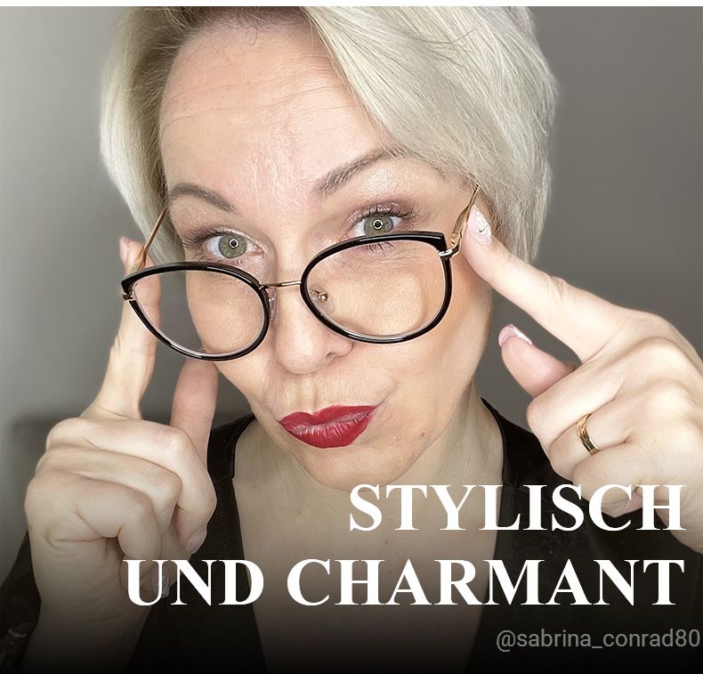 Neal Schwarz Cateye Brille