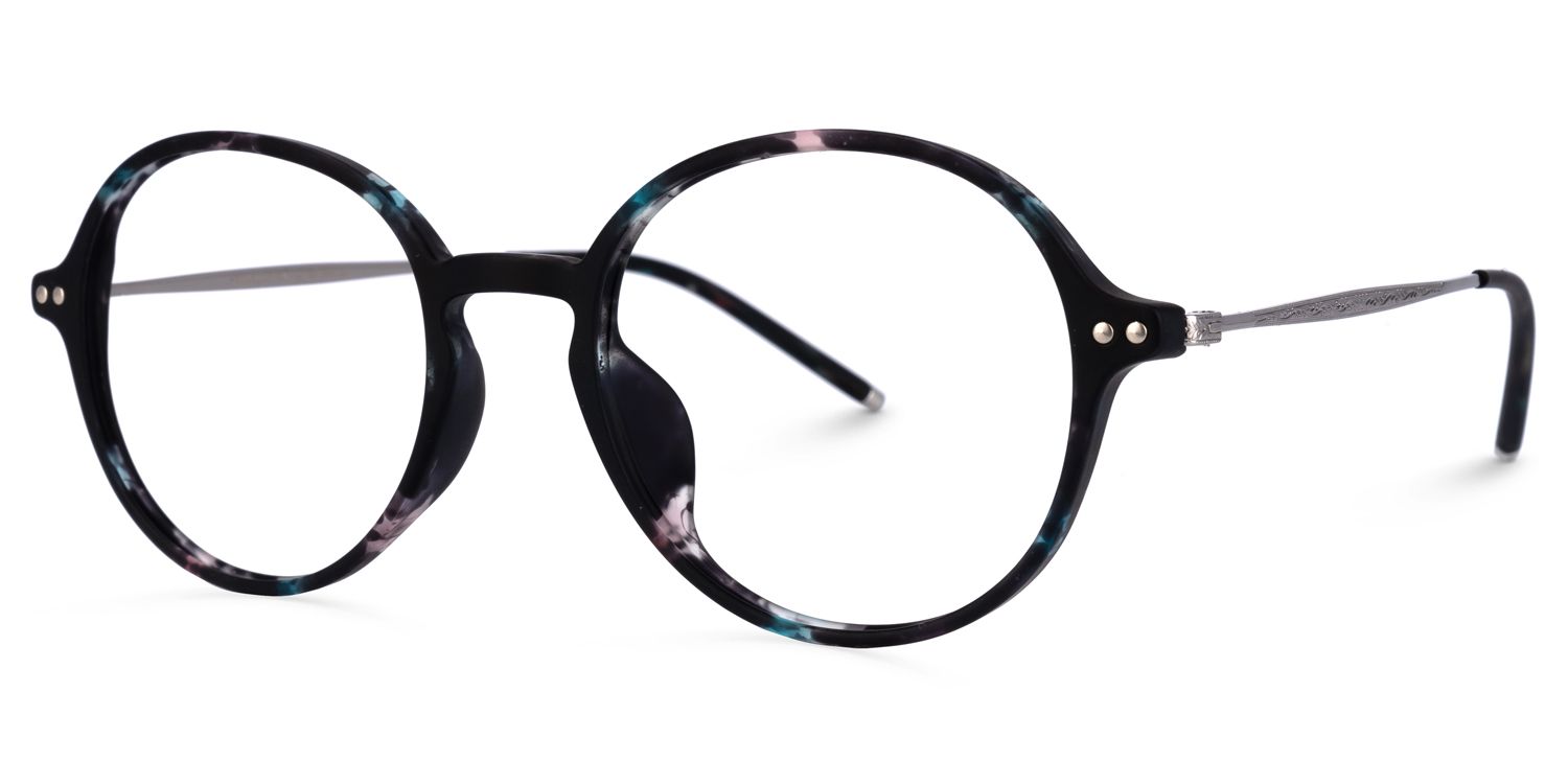 Gallagher Bunt Rund Brille1