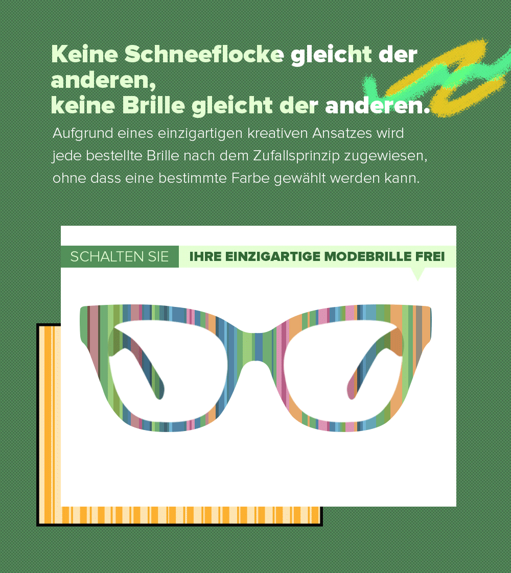 Nereyda Pfefferminzbonbon Bunt Cateye Bonbon Brille