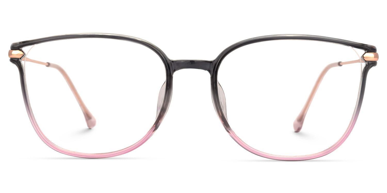 Hartwell Grau-Rosa Cateye Brille0