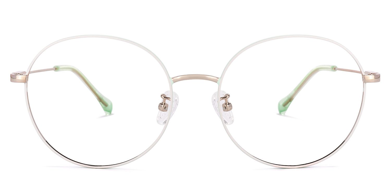 Petula Grün Rund Brille0