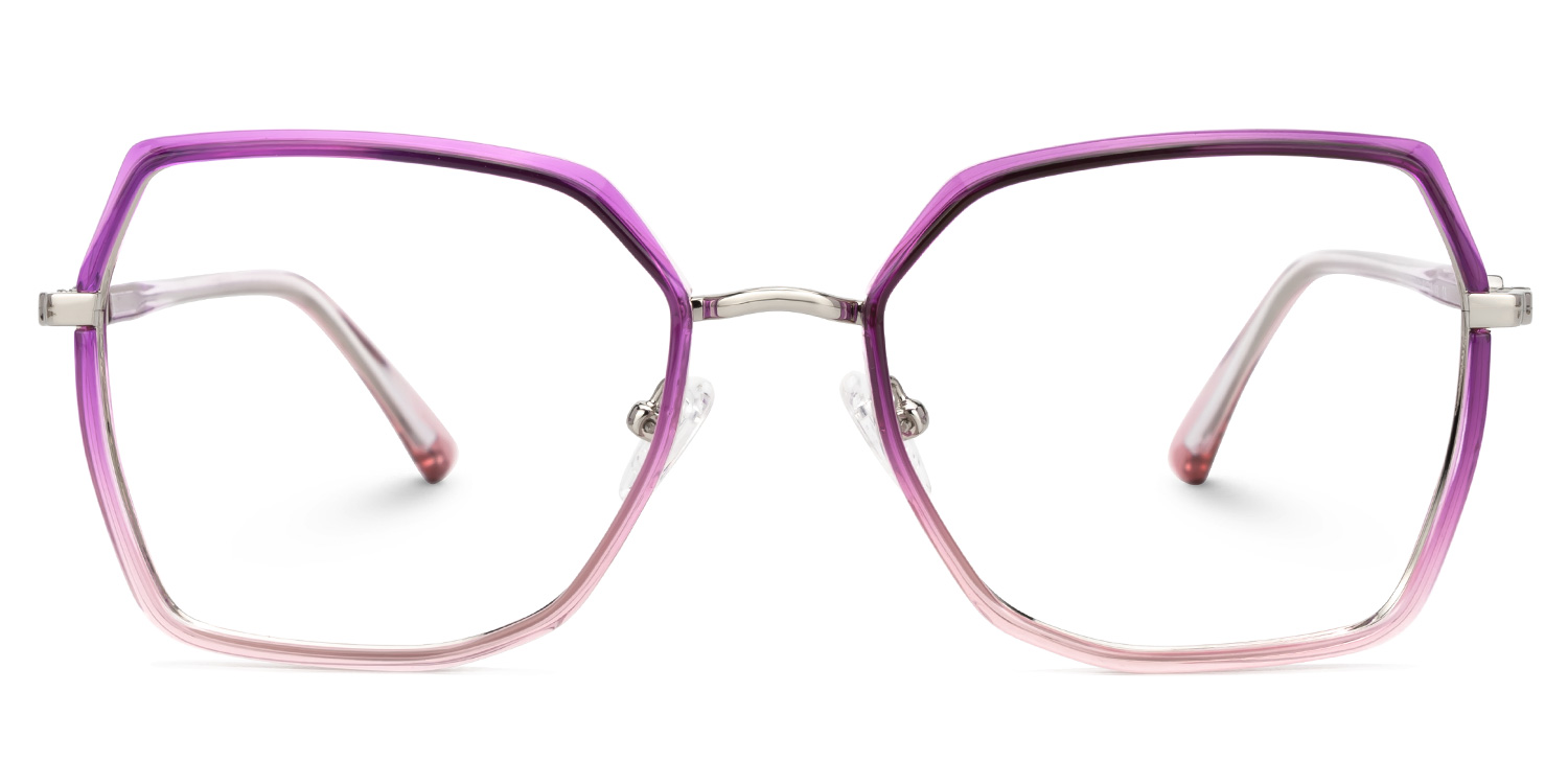 Burt Lila-Rosa Rechteckig Brille0