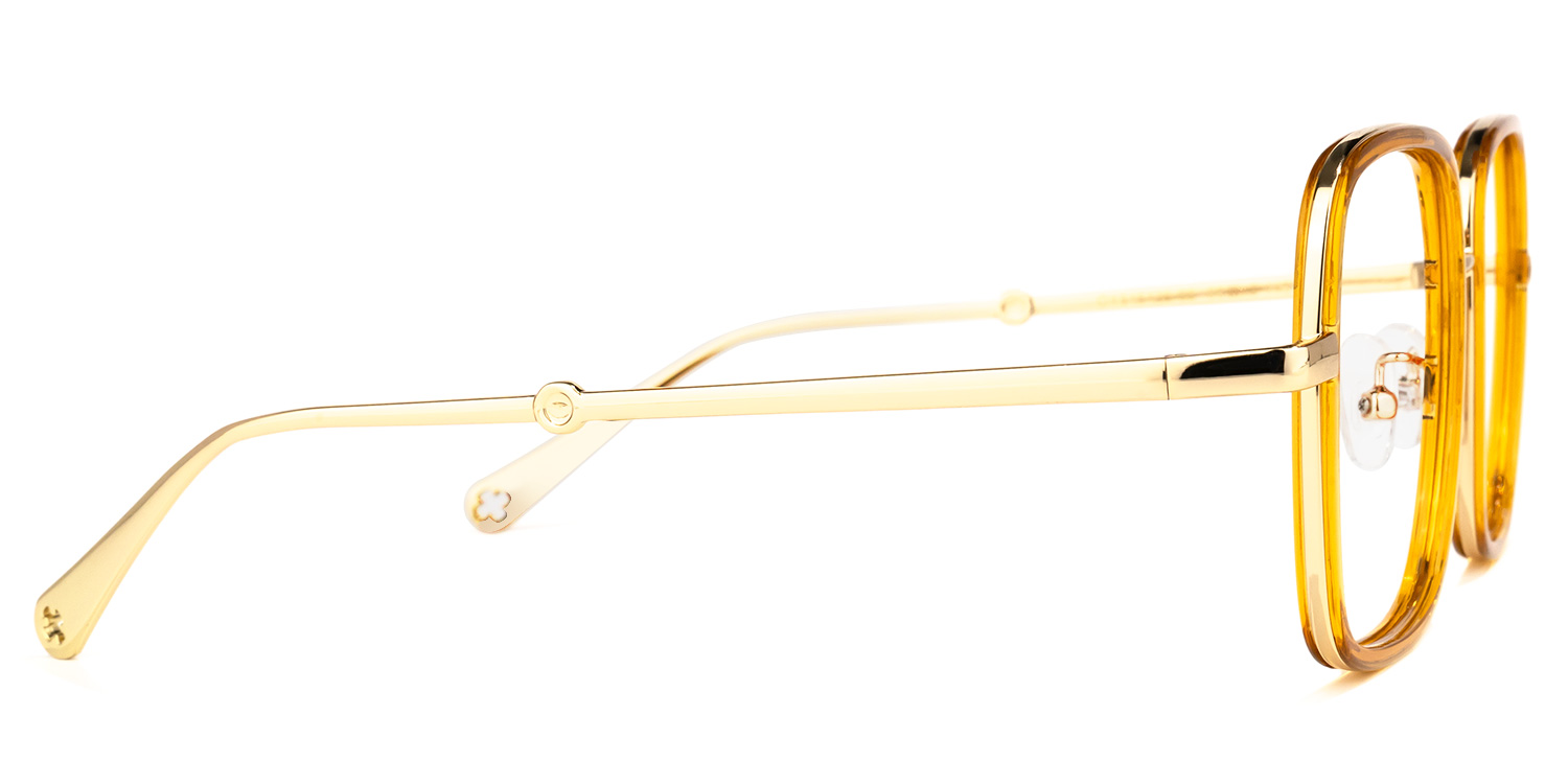 Jace Gelb Quadratisch Brille3