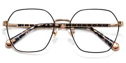 Dunbar Schwarz Geometrisch Brille1