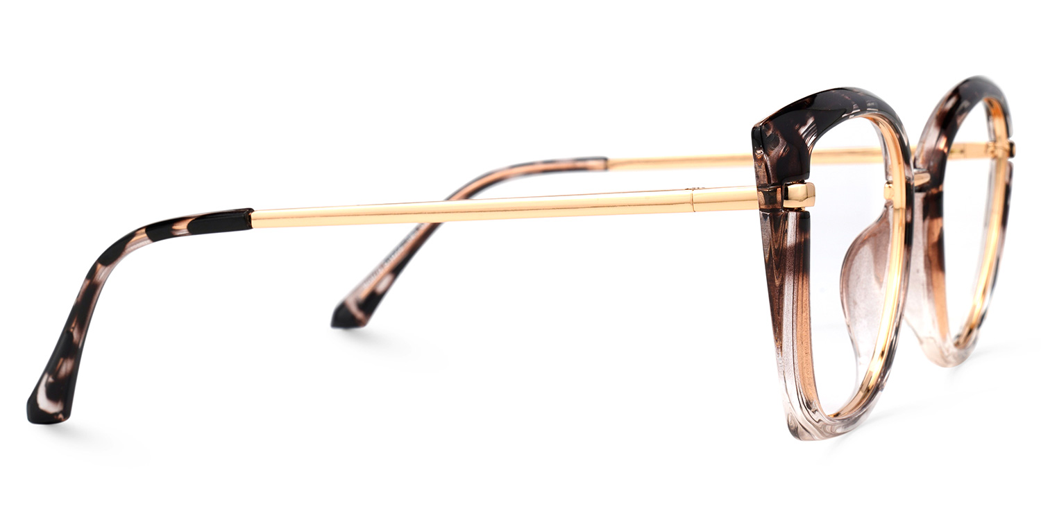 Palma Schwarz-Tortoise Cateye Brille2