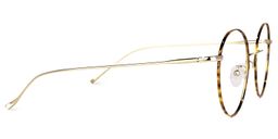 Spalding Gelb-Tortoise Rund Brille2