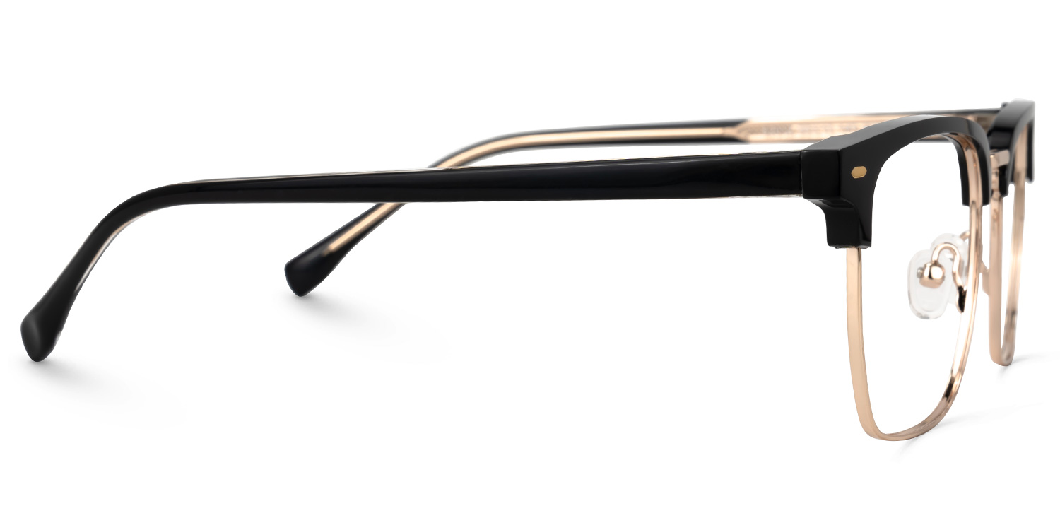 Braidsby Schwarz Browline Brille3