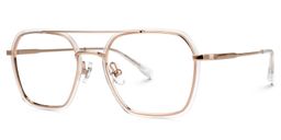 Sherie Gold Pilot Brille1