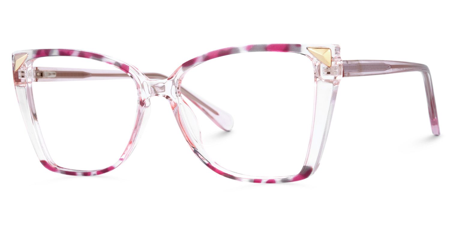 Shelia Rosa-Blumendruck Schmetterling TR90 Brille2