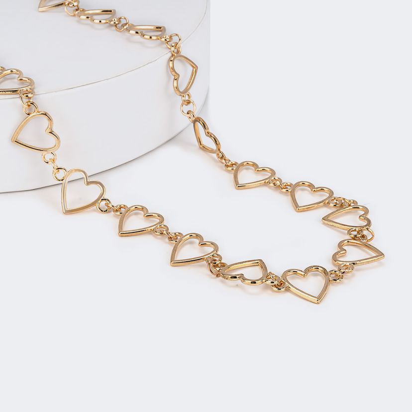 Harlan Gold Herz Brillenkette