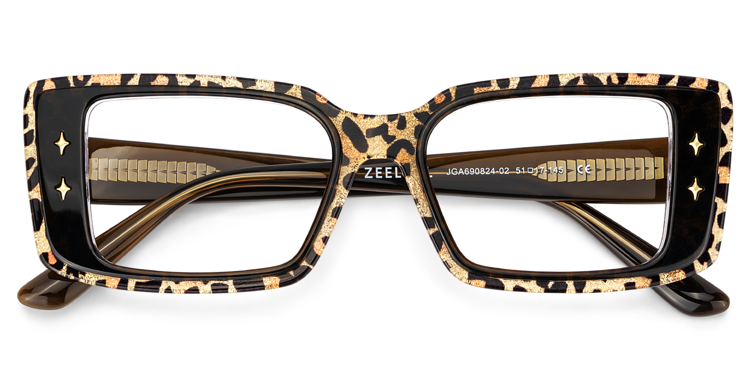 Gleam Leo Rechteckig Brille1