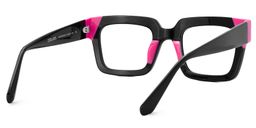 Sarah Schwarz Rechteckig Brille4