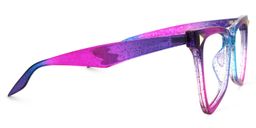 Cicely Lila-Bunt Geometrisch Brille2