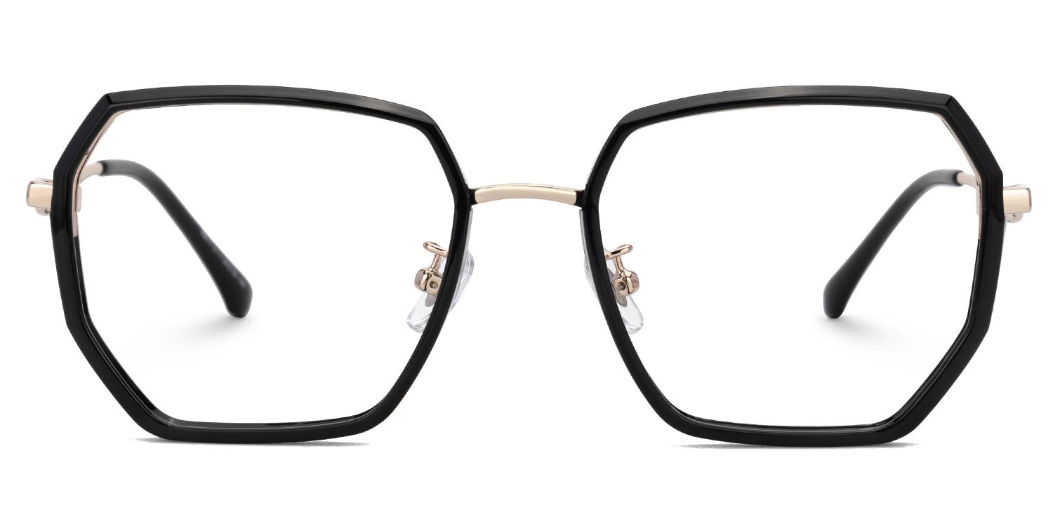 Javonia Schwarz Geometrisch Brille0