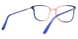 Mander Blau-Orange Quadratisch Brille3