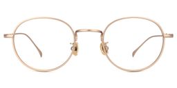 Raynor Gold Rund Brille0