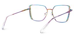 Jamison Bunt Quadratisch Brille3