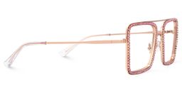 Diva Rosa-Gold Quadratisch Brille3