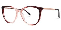 Dagmar Rot Cateye Brille1