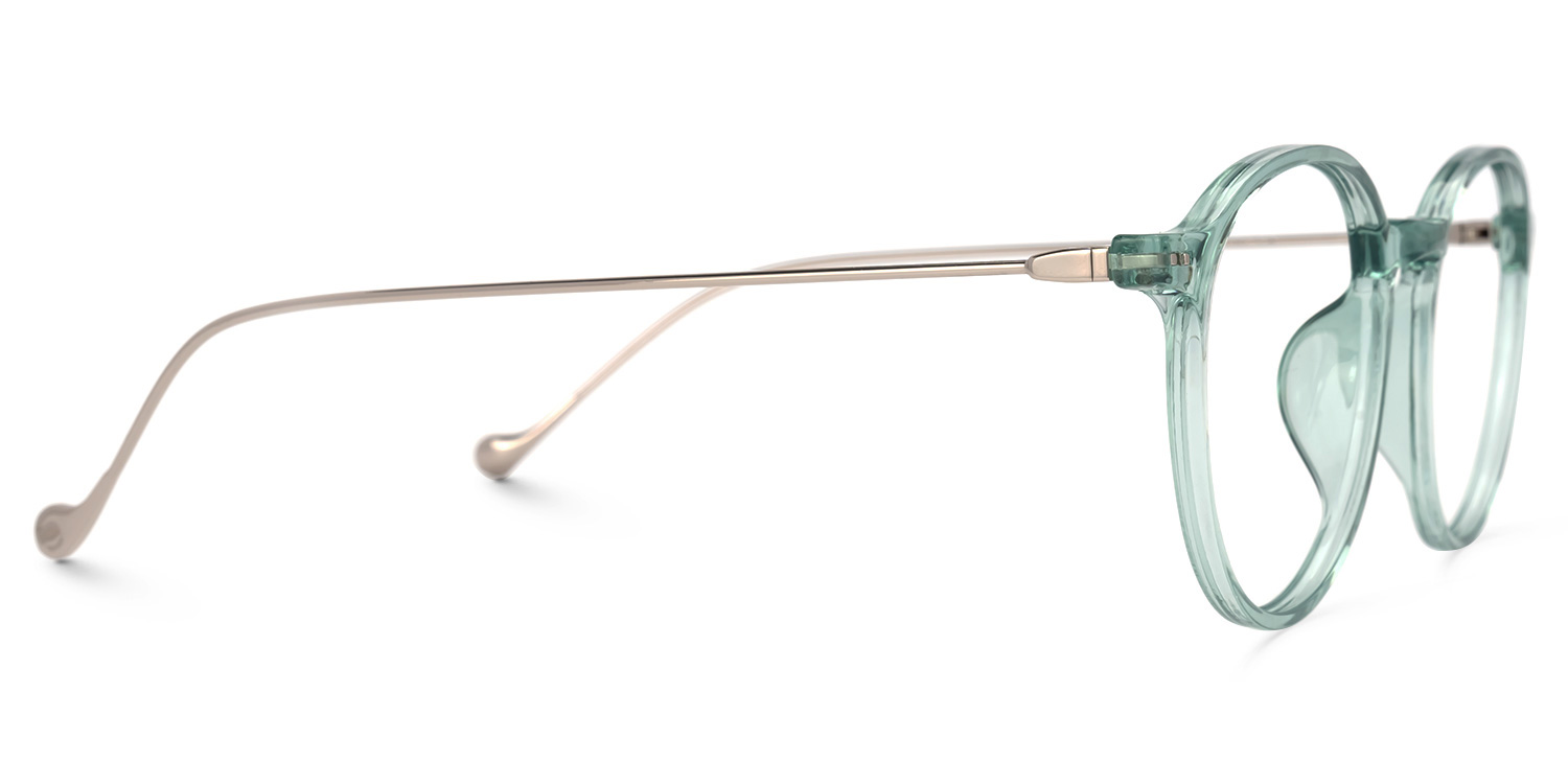 Micah Grün Kristall Rund Brille2