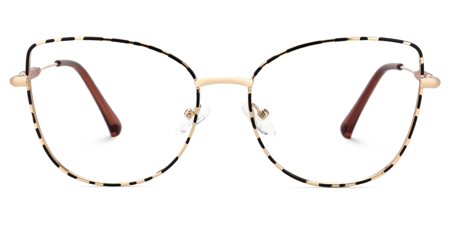 Terran Schwarz-Tortoise Cateye Brille