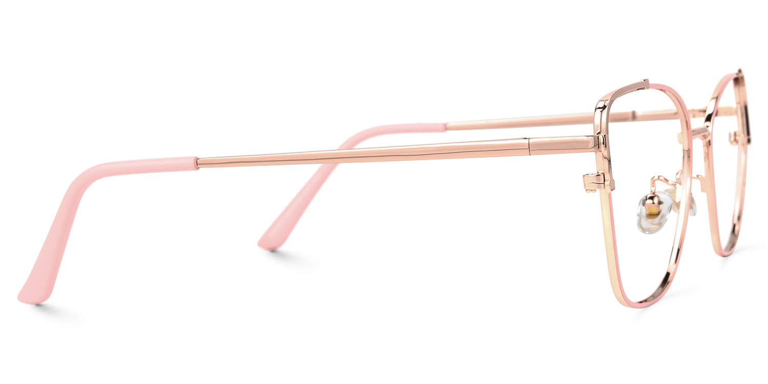 Farida Rosa-Gold Schmetterling Brille3