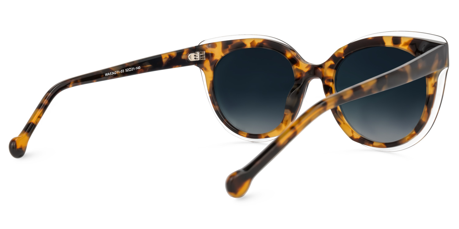 Ike Braun-Tortoise Cateye Sonnenbrille2