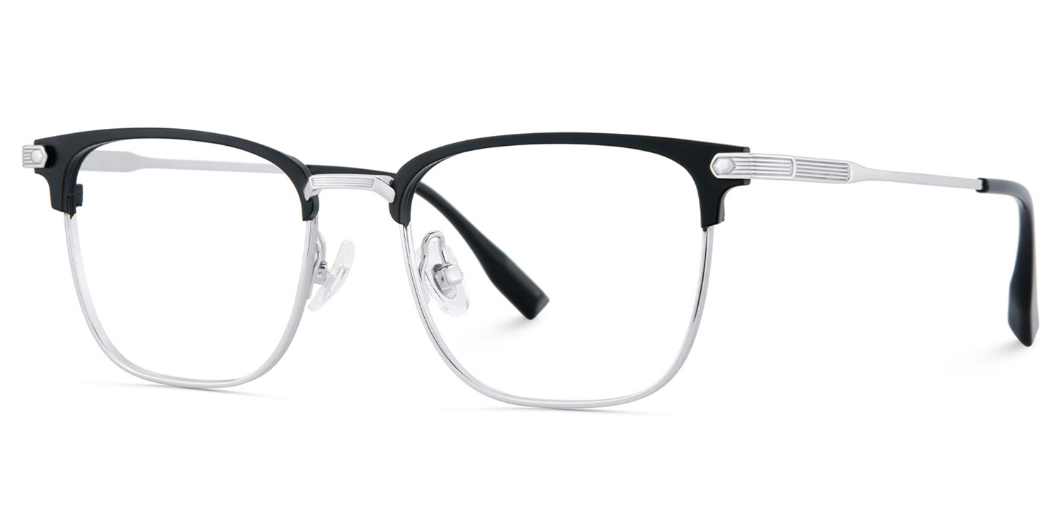 Barrett Silber Browline Brille2