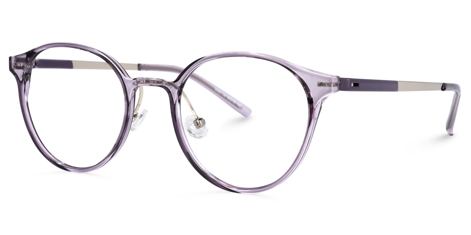 Laszlo Lila Rund Brille1