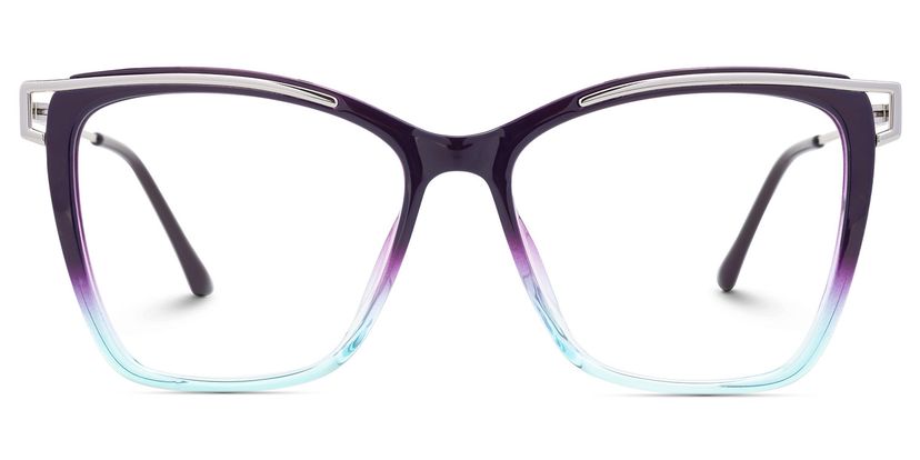 Matia Lila-Blau Quadratisch Brille