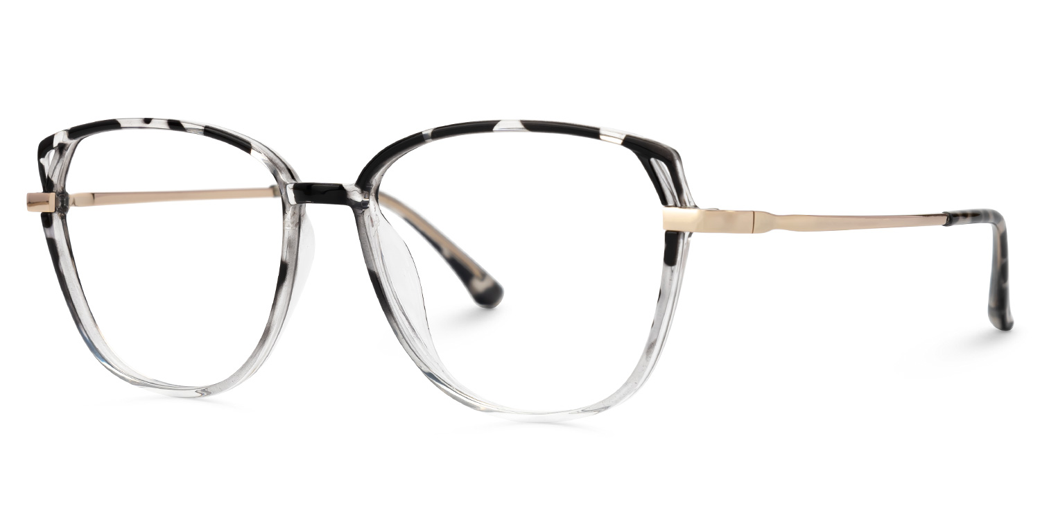 Haygood Schwarz-Tortoise Cateye Brille1