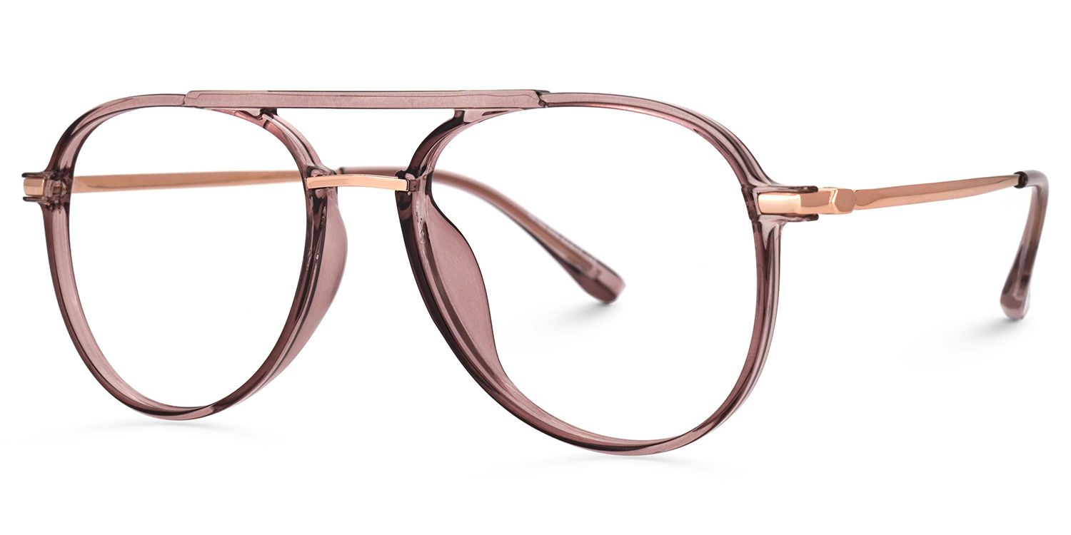 Randee Rosa Klar Pilot Brille1