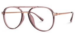 Randee Rosa Klar Pilot Brille1