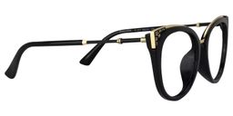 Dalton Schwarz Cateye Brille2