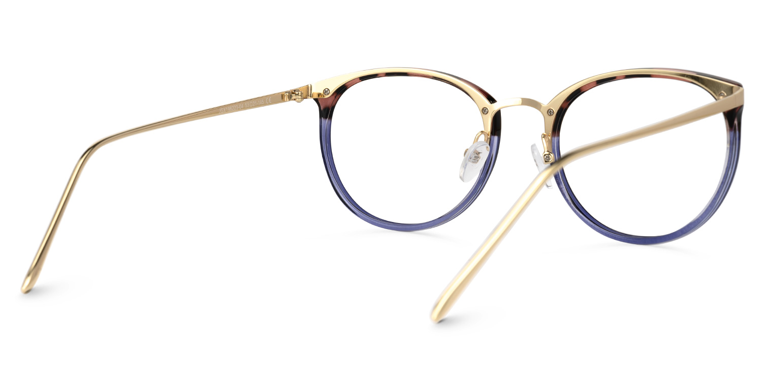 Abbas Braun-Tortoise Rund Brille3