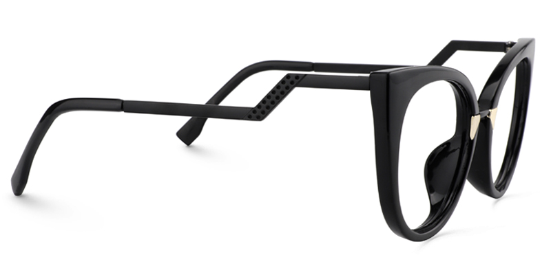 Jacqueline Schwarz Cat eye Brille3