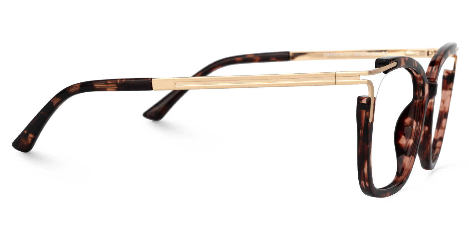 Nuriama Braun-Tortoise Cateye Brille3