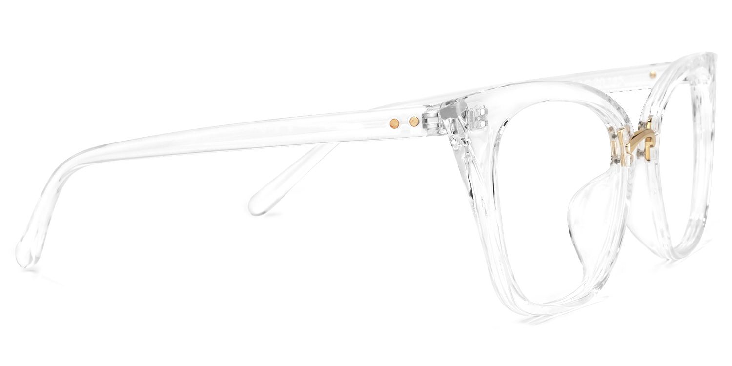 Chandrika Klarklar Cat Eye Brille3