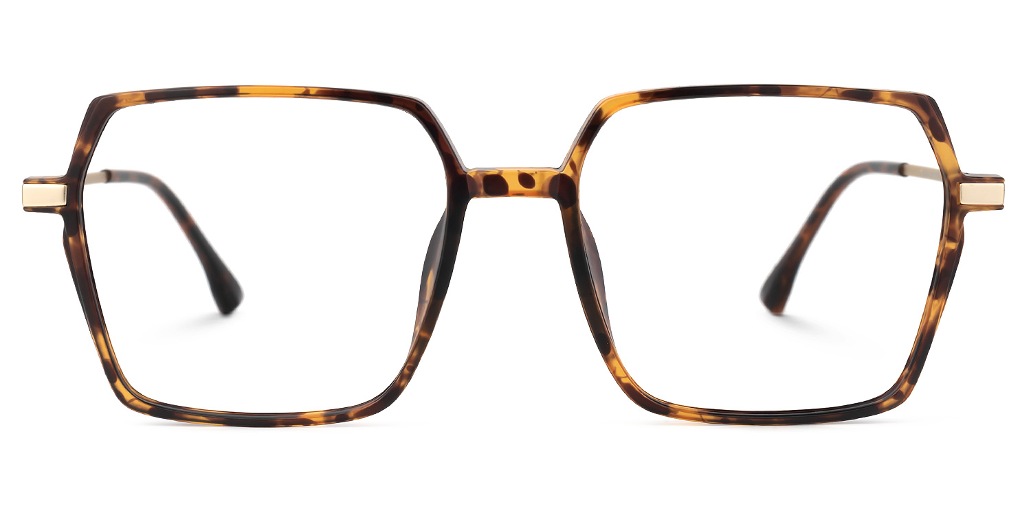 Jimenez Tortoise Rechteckig Brille0